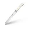 Coltello pane 20 cm Mepra manico bianco