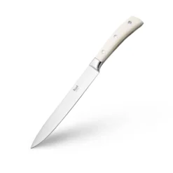 Coltello salumi 20 cm Mepra manico bianco