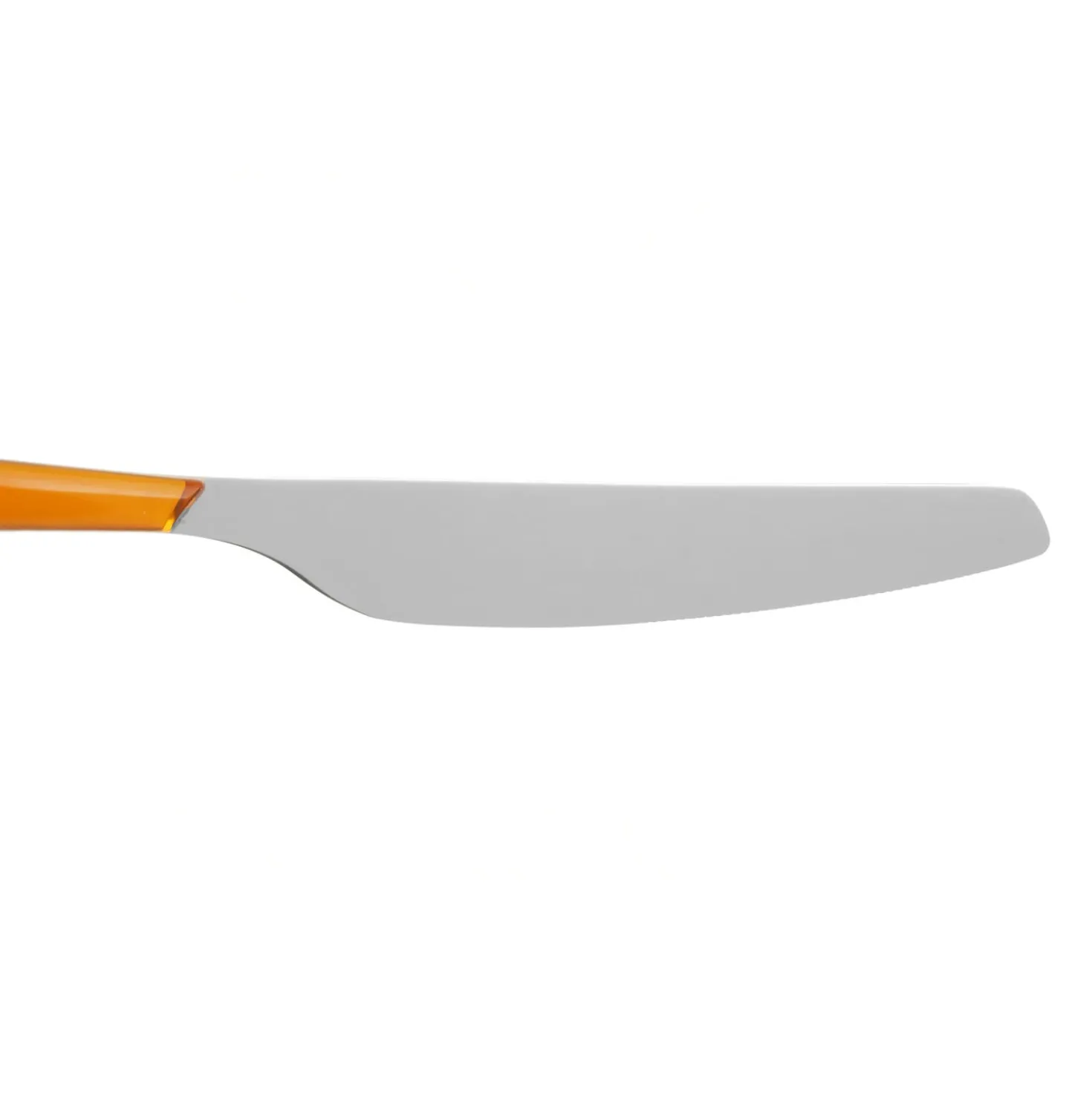 Coltello tavola sfuso arancione in acciaio inox Silhouette