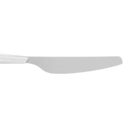 Coltello tavola sfuso bianco in acciaio inox Silhouette