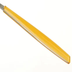 Coltello tavola sfuso giallo in acciaio inox Silhouette