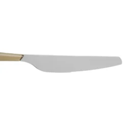 Coltello tavola sfuso grigio in acciaio inox Silhouette
