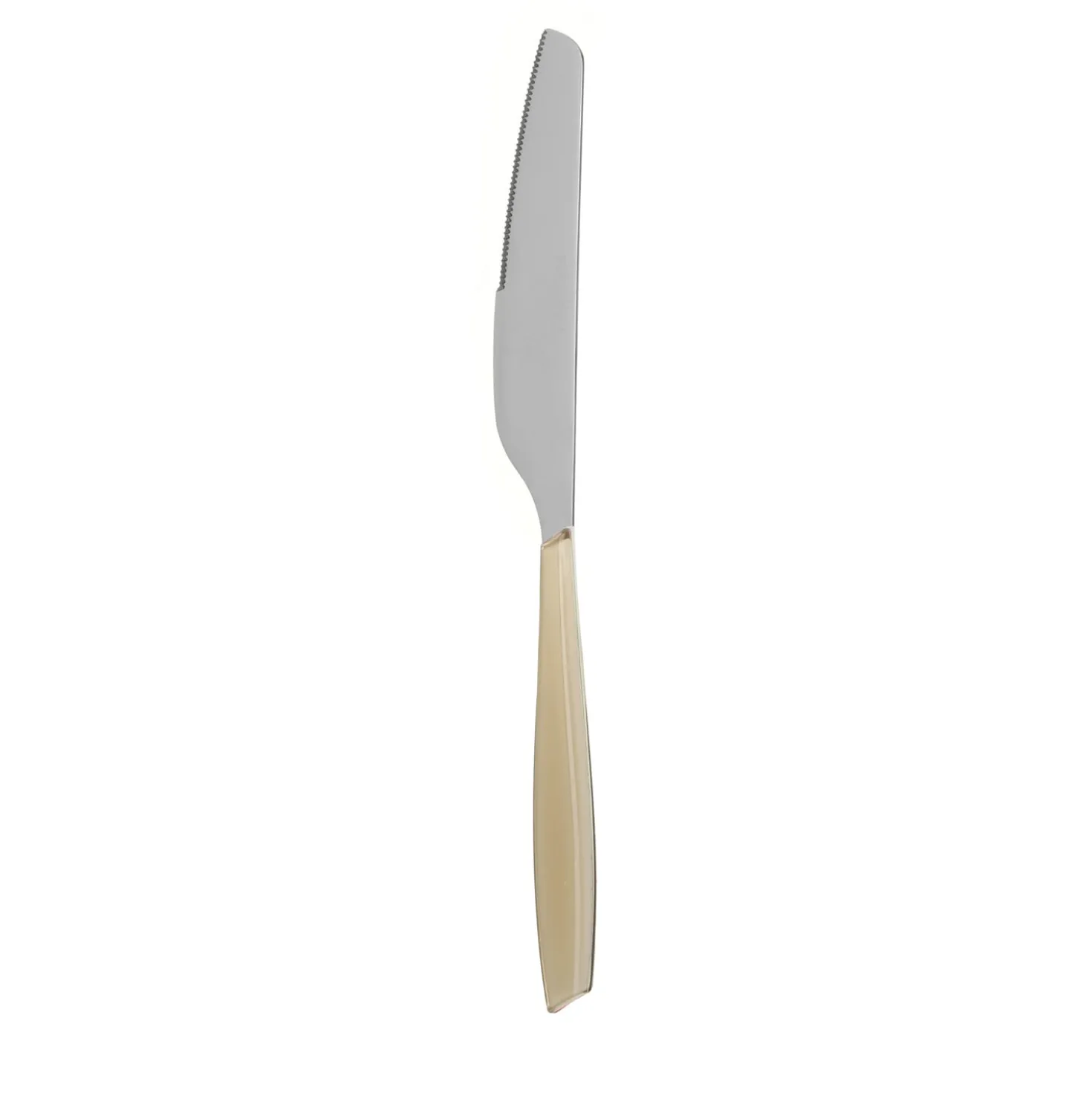 Coltello tavola sfuso grigio in acciaio inox Silhouette