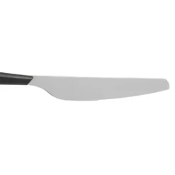 Coltello tavola sfuso nero in acciaio inox Silhouette