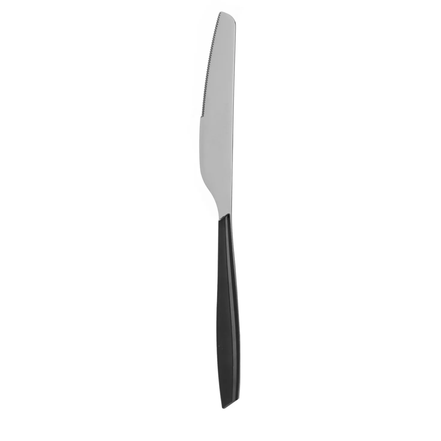 Coltello tavola sfuso nero in acciaio inox Silhouette