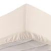 Completo letto matrimoniale cotone beige Nicoletta