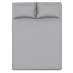 Completo letto matrimoniale grigio Datex