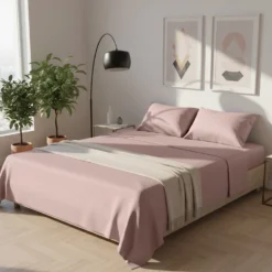 Completo letto matrimoniale rosa Datex