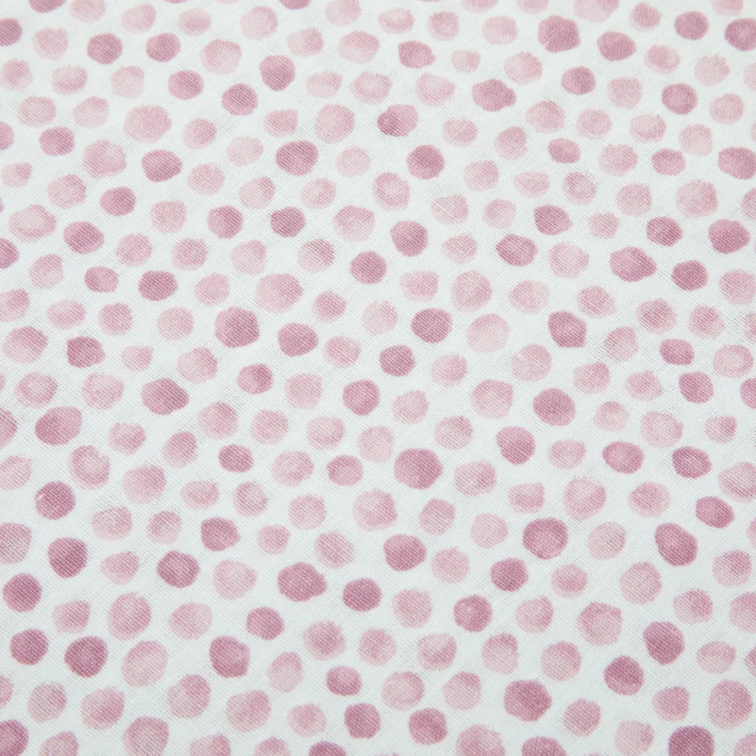 Completo letto matrimoniale stampa pois rosa