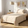 Completo letto 1 piazza e mezza cotone fiorellini