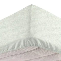 Completo letto 1 piazza poli stampa righe azzurro