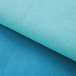 Completo letto singolo cotone azzurro Nicoletta