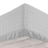 Completo letto singolo cotone Exel grigio