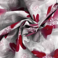 Completo letto singolo fiori rossi Passion Datex