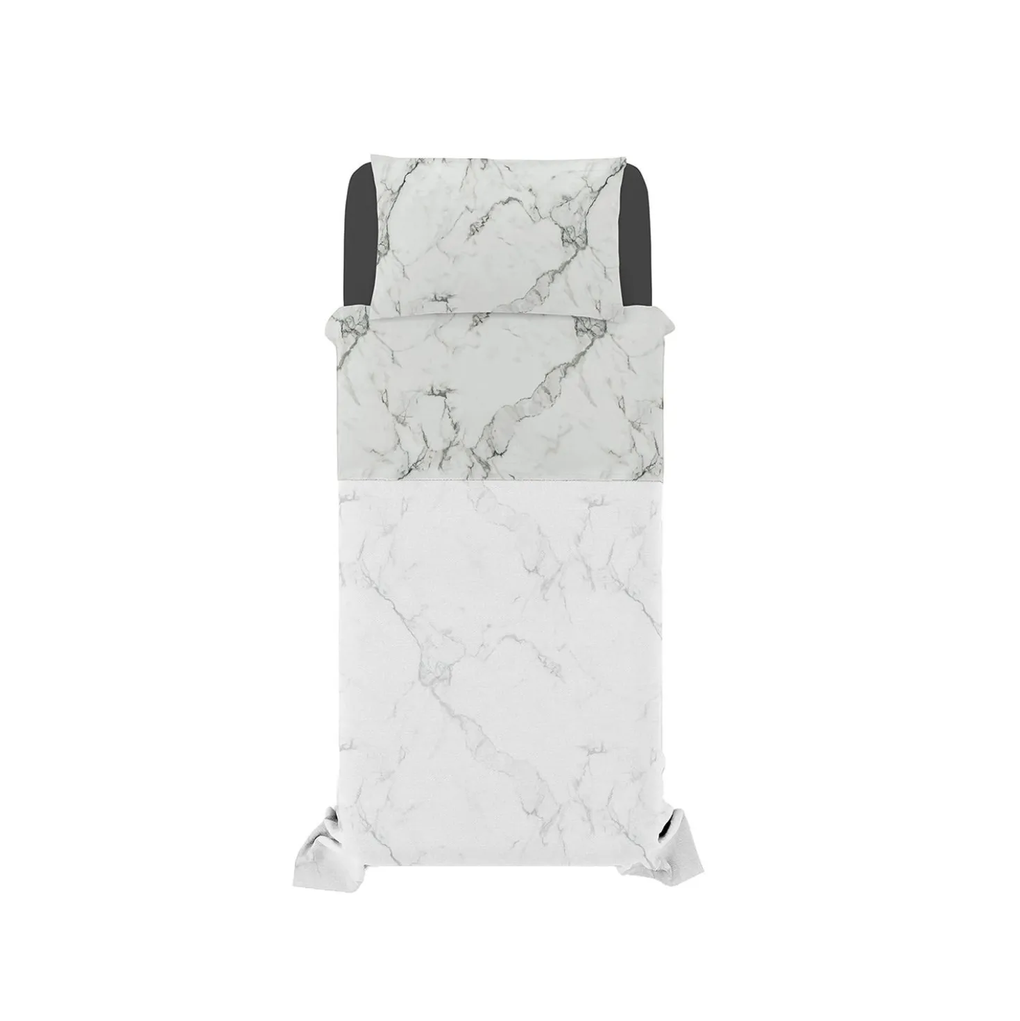 Completo letto singolo marmo Marble Datex