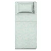Completo letto singolo policotone foglie verde
