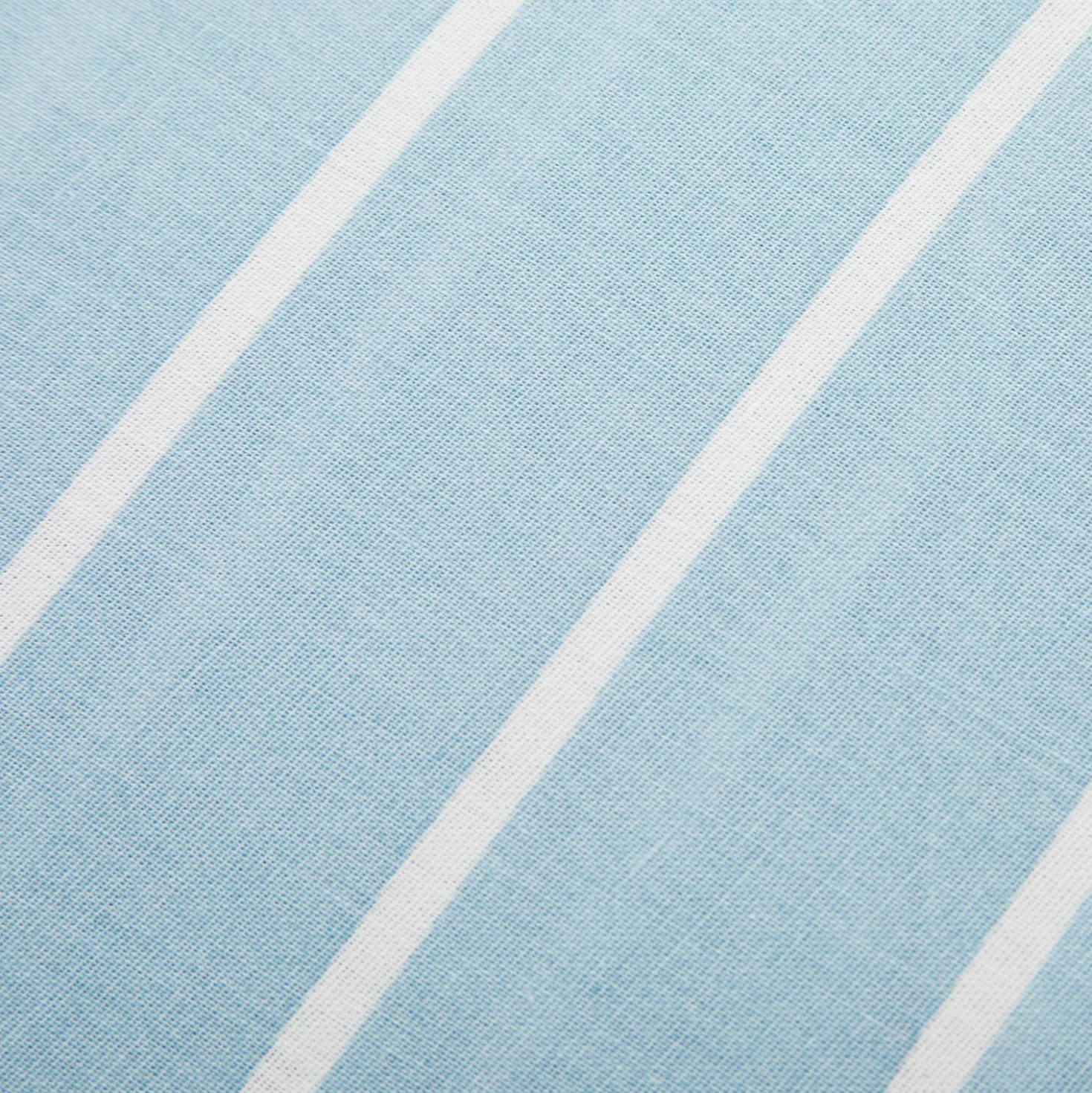 Completo letto singolo policotone righe azzurro
