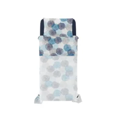 Completo letto singolo Soffioni blu Datex