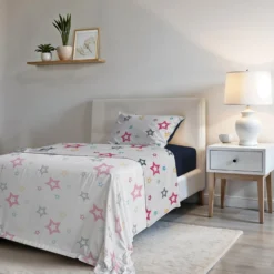 Completo letto singolo Superstar stelle Datex