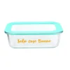 Contenitore alimentare in vetro borosilicato 1 L Color Bloom