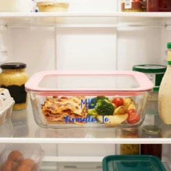 Contenitore alimentare in vetro borosilicato 1,4 L Color Bloom