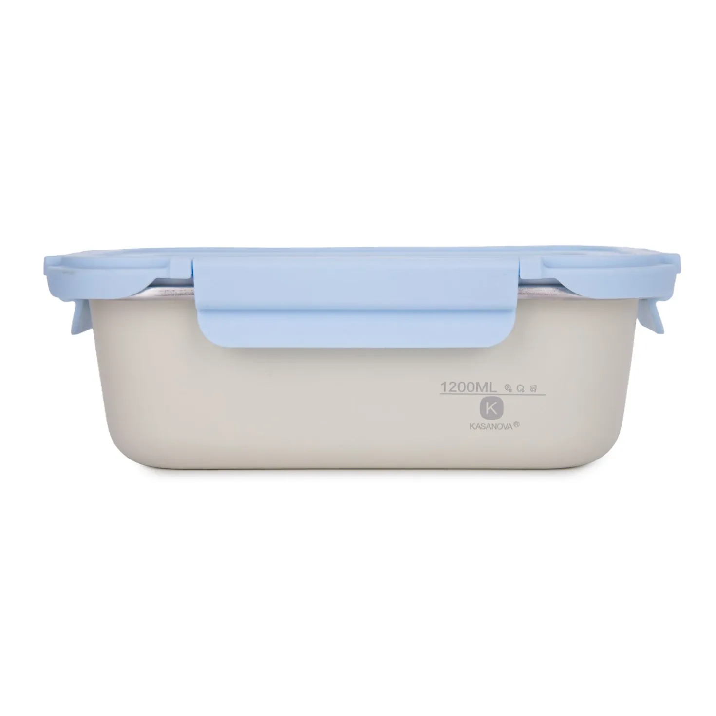 Contenitore alimentare 1,2 L acciaio inox azzurro