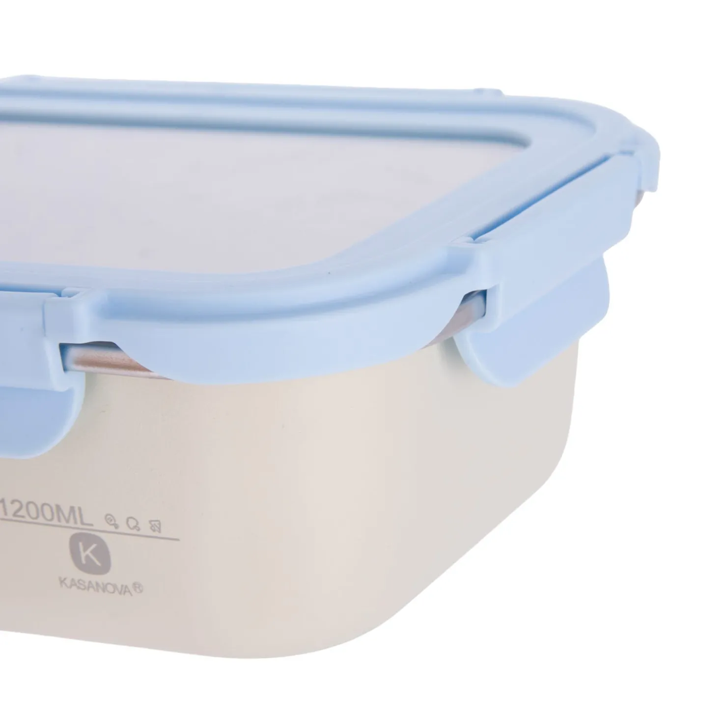 Contenitore alimentare 1,2 L acciaio inox azzurro