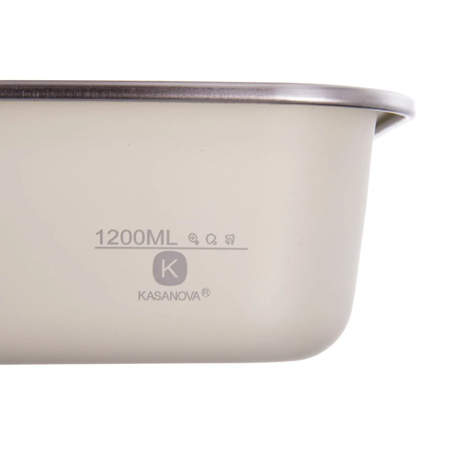 Contenitore alimentare 1,2 L acciaio inox azzurro