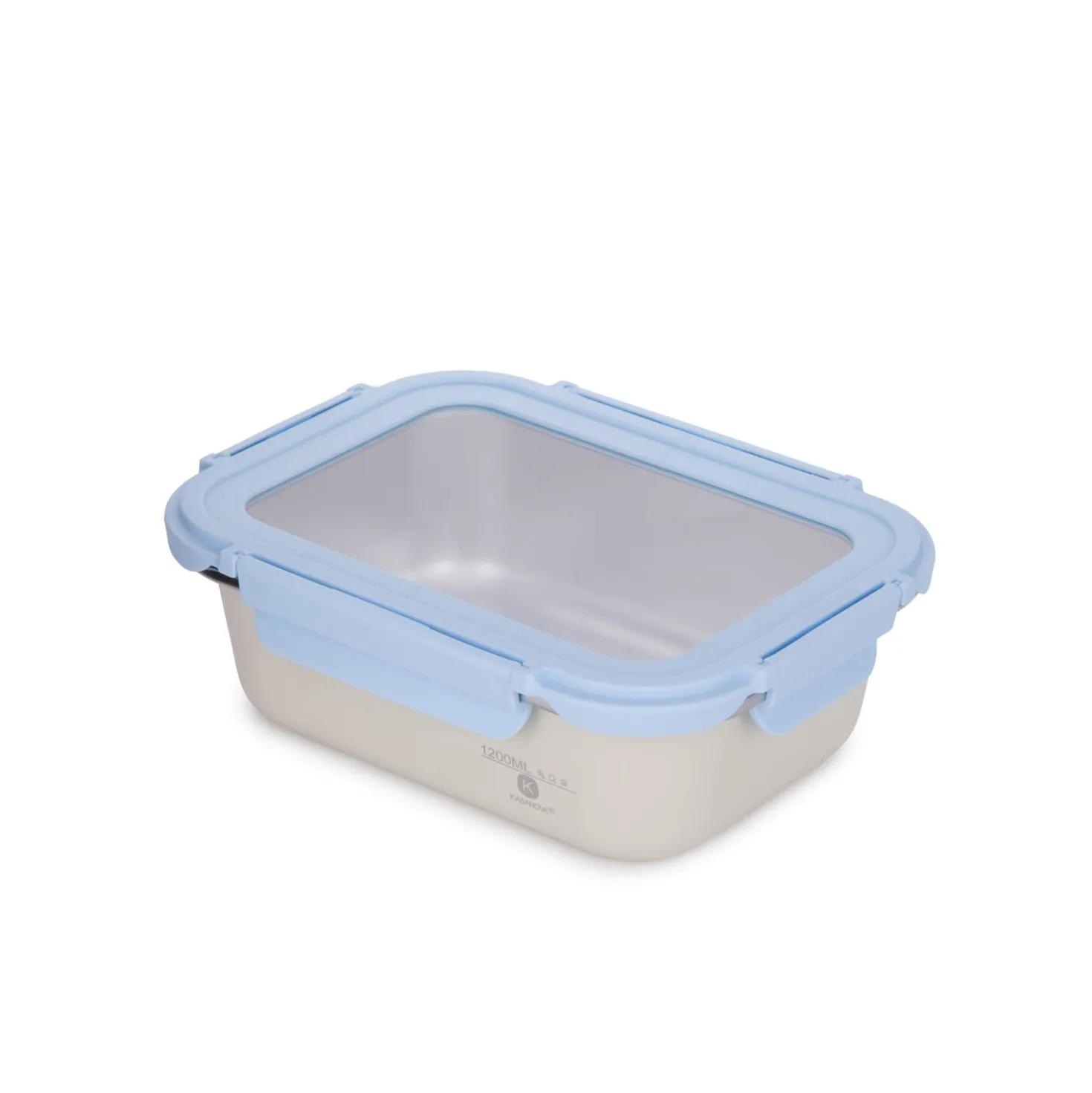 Contenitore alimentare 1,2 L acciaio inox azzurro