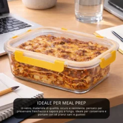 Contenitore alimentare 1,52 L vetro giallo