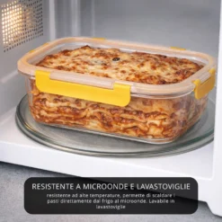 Contenitore alimentare 1,52 L vetro giallo
