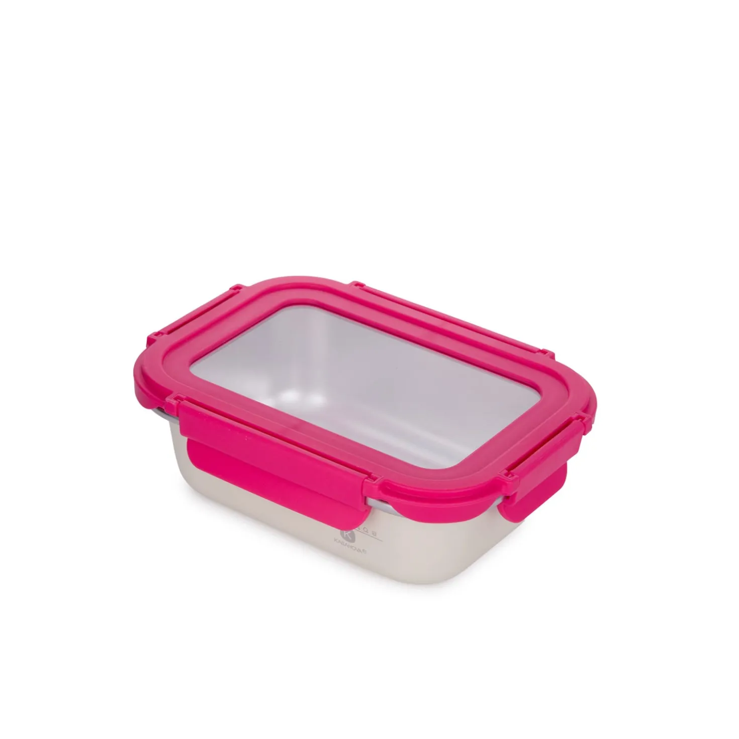 Contenitore alimentare 700 ml acciaio inox rosa