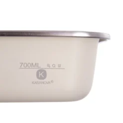 Contenitore alimentare 700 ml acciaio inox rosa