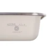 Contenitore alimentare 420 ml acciaio inox verde