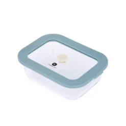 Contenitore alimentare 640 ml vetro azzurro