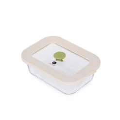 Contenitore alimentare 370 ml vetro beige