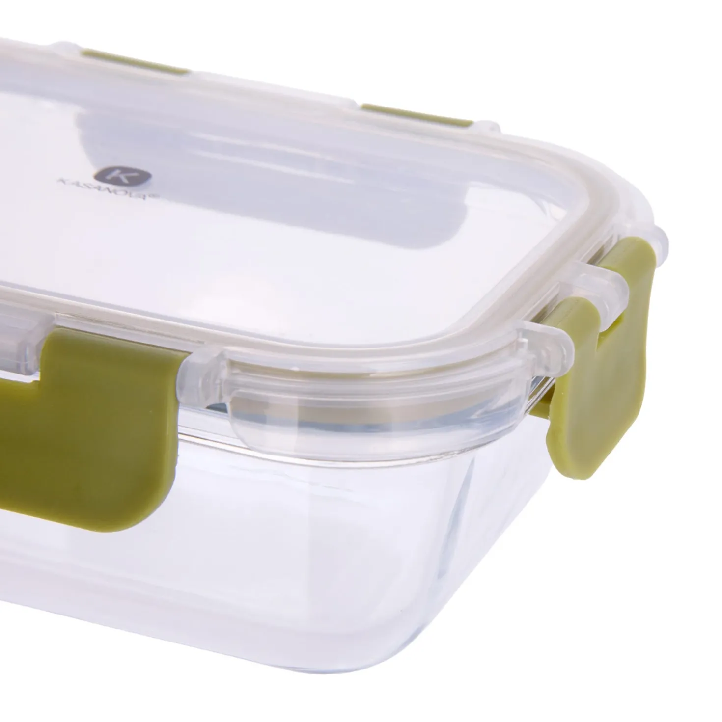 Contenitore alimentare 370 ml vetro verde