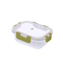 Contenitore alimentare 370 ml vetro verde