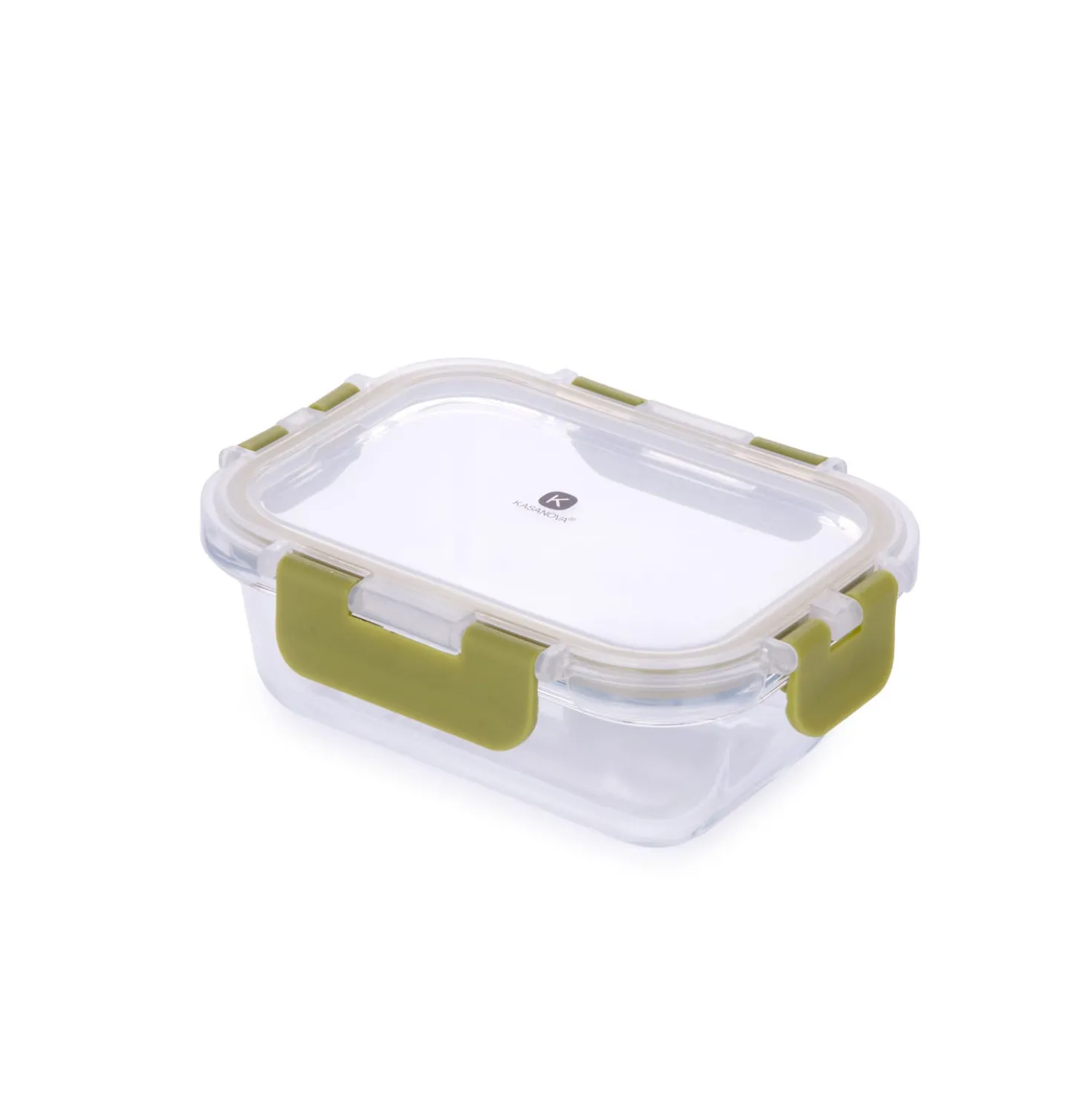 Contenitore alimentare 370 ml vetro verde