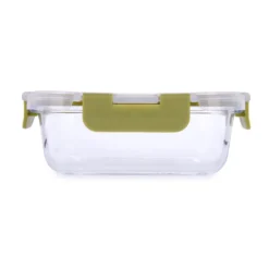 Contenitore alimentare 370 ml vetro verde
