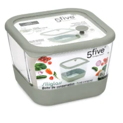 Contenitore alimentare quadrato vetro 2 L Siliglass