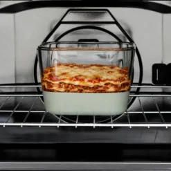 Contenitore alimentare quadrato vetro 2 L Siliglass