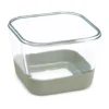 Contenitore alimentare quadrato vetro 1,35 L Siliglass