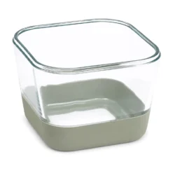 Contenitore alimentare quadrato vetro 1,35 L Siliglass