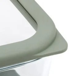 Contenitore alimentare quadrato vetro 1,35 L Siliglass