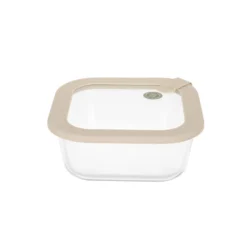 Contenitore alimentare quadrato vetro 800 ml Sileat