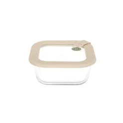 Contenitore alimentare quadrato vetro 500 ml Sileat