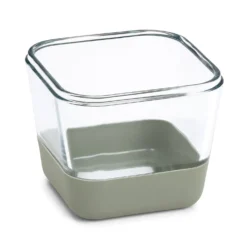 Contenitore alimentare quadrato vetro 500 ml Siliglass