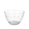 Coppetta vetro 450 ml scritta Writty