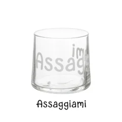 Coppetta vetro scritta Assaggiami 220 ml